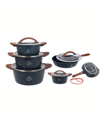 سرویس قابلمه 12 پارچه گرانیت لایف اسمایل مدل LIFEP5