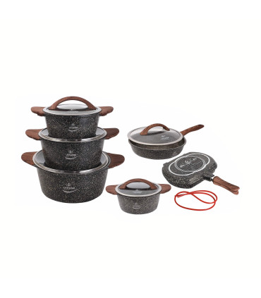 سرویس قابلمه 12 پارچه گرانیت لایف اسمایل مدل LIFEP5