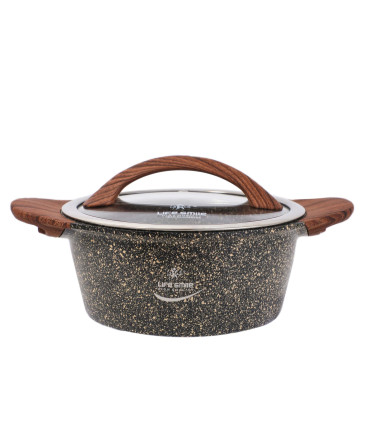 سرویس قابلمه 12 پارچه گرانیت لایف اسمایل مدل LIFEP5