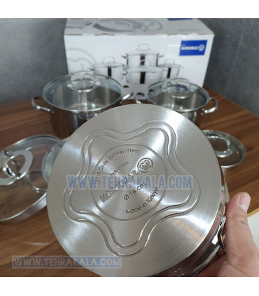 سرویس قابلمه استیل کرکماز استیما Steama A 1999