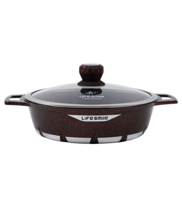 ماهیتابه گرانیت لایف اسمایل 28 مدل FLCMSHR28