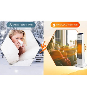 بخاری برقی هیتر اوازوو OZAVO NPT-20ZL6R