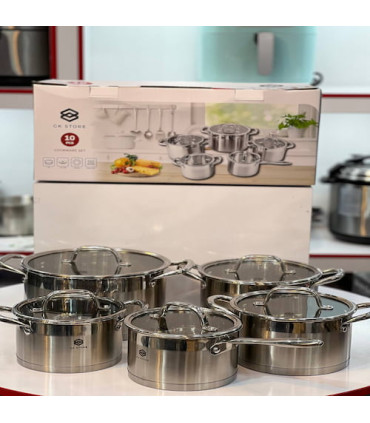 سرویس قابلمه استیل جی کی استور GK STORE