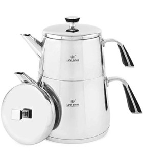 کتری و قوری استیل لایف اسمایل TK1 6