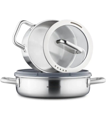 سرویس قابلمه استیل کرکماز Aura A2794