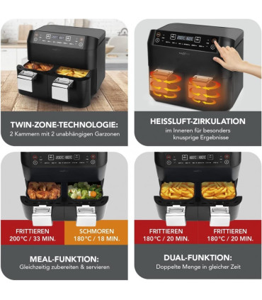 سرخ کن دوقلو مکس می MAXXMEE مدل DE21